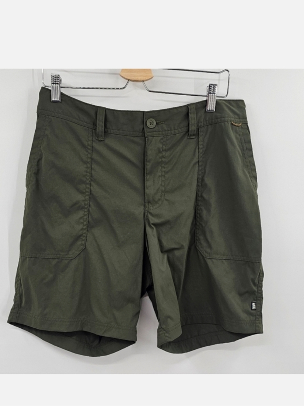 REI CO-OP Olive Green Shorts Size 14
